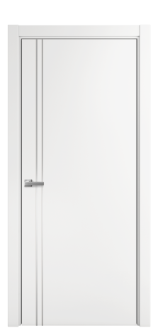 Дверь межкомнатная Slot 10-012 Цвет Белый Покрытие Эмаль  Наличник L 75 Цена 33745