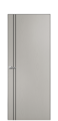 Дверь межкомнатная Слот 10-012 Цвет Ясень Серый Шелк Покрытие Шпон крашеный  Наличник Скрытый короб хром Цена 43550