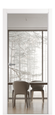 Дверь межкомнатная Porte 39-01 Цвет Вайт Покрытие ПВХ SOFT (ПЭТ) Наличник L 75 Цена 37788