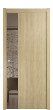 Дверь межкомнатная Vetro 19 Цвет Maderaira oak amber Покрытие ПВХ WOOD NATURAL Наличник L 75 Цена 34300