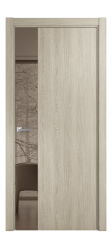 Дверь межкомнатная Vetro 19 Цвет Maderaira oak sand Покрытие ПВХ WOOD NATURAL Наличник L 75 Цена 34300