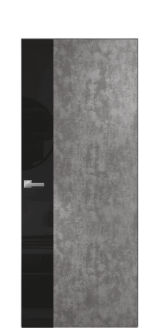 Дверь межкомнатная Vetro 19 Цвет Ice cacao Покрытие ПВХ ORIGINAL Наличник Скрытый короб хром Цена 42010