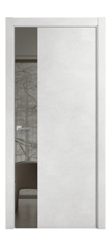 Дверь межкомнатная Vetro 19 Цвет Бетон известковый Покрытие ПВХ ORIGINAL Наличник L 75 Цена 34300