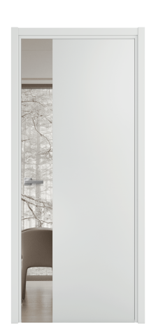 Дверь межкомнатная Vetro 19 Цвет Облачный Покрытие Эмаль  Наличник L 50 Цена 45425