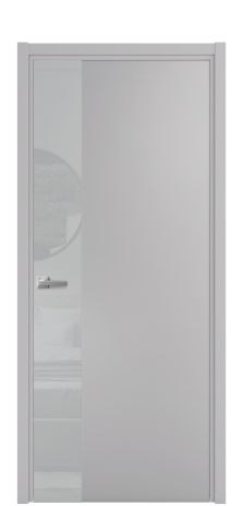 Дверь межкомнатная Vetro 19 Цвет Галечный Покрытие Эмаль  Наличник L 50 Цена 45425