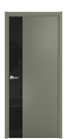 Дверь межкомнатная Vetro 19 Цвет Зеленый Покрытие Эмаль  Наличник L 50 Цена 44675