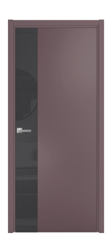 Дверь межкомнатная Vetro 19 Цвет Лиловый Покрытие Эмаль  Наличник L 50 Цена 45425