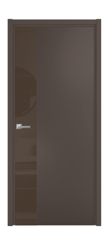 Дверь межкомнатная Vetro 19 Цвет Коричневый Покрытие Эмаль  Наличник L 50 Цена 44675