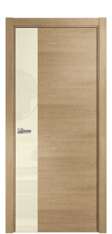Дверь межкомнатная Vetro 19 Цвет Дуб Светлый Покрытие Шпон натуральный  Наличник L 75 Цена 51150
