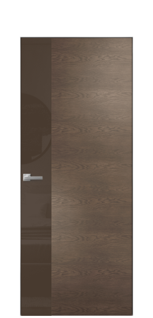 Дверь межкомнатная Vetro 19 Цвет Дуб Марракеш Покрытие Шпон натуральный  Наличник Скрытый короб хром Цена 66110