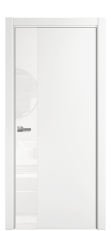 Дверь межкомнатная Ветро 19 Цвет Белый Покрытие Эмаль  Наличник L 75 Цена 49875