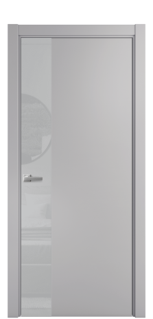 Дверь межкомнатная Ветро 19 Цвет Галечный Покрытие Эмаль  Наличник L 75 Цена 52338