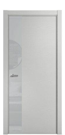 Дверь межкомнатная Ветро 19 Цвет Ясень Телегрей Покрытие Шпон крашеный  Наличник L 75 Цена 53825