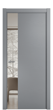 Дверь межкомнатная Ветро 19 Цвет Ясень Гриджио Покрытие Шпон крашеный  Наличник L 75 Цена 53825