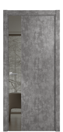 Дверь межкомнатная Vetro 19 Цвет Ice cacao Покрытие ПВХ ORIGINAL Наличник L 75 Цена 39150