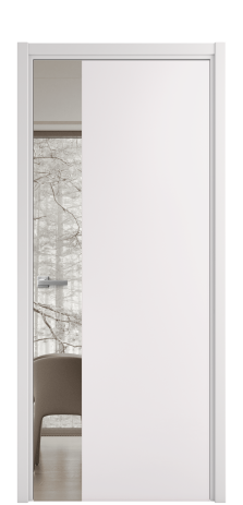 Дверь межкомнатная Vetro 19 Цвет Крем Покрытие Эмаль  Наличник L 50 Цена 50625