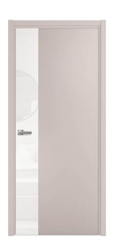 Дверь межкомнатная Vetro 19 Цвет Пудра Покрытие Эмаль  Наличник L 50 Цена 49875