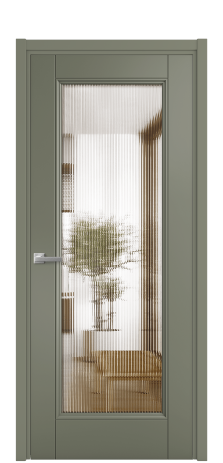 Дверь межкомнатная Savona Цвет Зеленый Покрытие Эмаль  Наличник L 50 Цена 58775