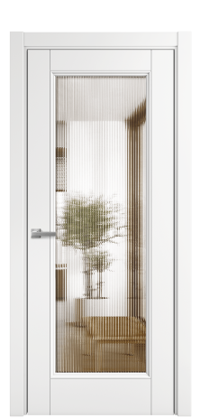 Дверь межкомнатная Савона Цвет Белый Покрытие Эмаль  Наличник L 75 Цена 59975