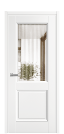 Дверь межкомнатная Savona 2 Цвет Белый Покрытие Эмаль  Наличник L 50 Цена 59975