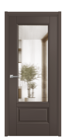 Дверь межкомнатная Savona 2B Цвет Коричневый Покрытие Эмаль  Наличник L 50 Цена 61668