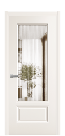 Дверь межкомнатная Savona 2B Цвет Молочный Покрытие Эмаль  Наличник L 50 Цена 58775