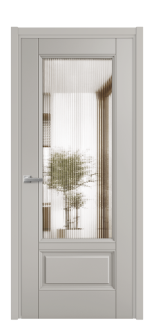 Дверь межкомнатная Savona 2B Цвет Серый Шелк Покрытие Эмаль  Наличник L 50 Цена 58775