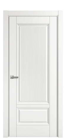 Дверь межкомнатная Савона 2B Цвет Белый Покрытие Эмаль  Наличник L 75 Цена 49475