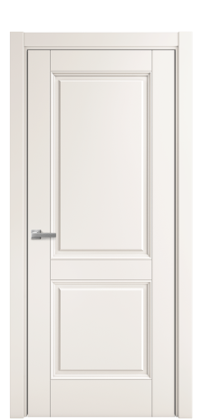 Дверь межкомнатная Сиена 2 Цвет Молочный Покрытие Эмаль  Наличник L 75 Цена 49498
