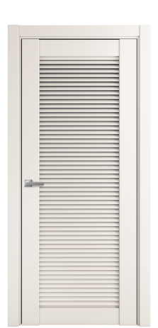 Дверь межкомнатная Жалюзи 1 Цвет Молочный Покрытие Эмаль  Наличник L 75 Цена 54475