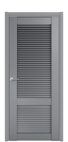 Дверь межкомнатная Жалюзи 2 Цвет Гриджио Покрытие Эмаль  Наличник L 50 Цена 56418
