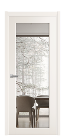 Дверь межкомнатная Strada 11 Цвет Молочный Покрытие Эмаль  Наличник L 50 Цена 46225