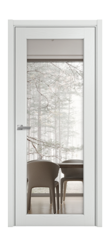 Дверь межкомнатная Страда 11 Цвет Ясень Облачный Покрытие Шпон крашеный  Наличник L 50 Цена 50475