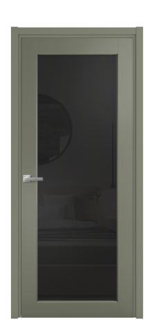 Дверь межкомнатная Strada 11 Цвет Зеленый Покрытие Эмаль  Наличник L 50 Цена 43925