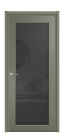 Дверь межкомнатная Strada 11 Цвет Зеленый Покрытие Эмаль  Наличник L 50 Цена 44425