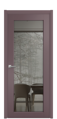 Дверь межкомнатная Strada 11 Цвет Лиловый Покрытие Эмаль  Наличник L 50 Цена 48925