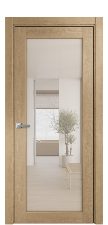 Дверь межкомнатная Strada 11 Цвет Дуб Светлый Покрытие Шпон натуральный  Наличник L 75 Цена 52500