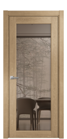 Дверь межкомнатная Strada 11 Цвет Дуб Светлый Покрытие Шпон натуральный  Наличник L 75 Цена 57500
