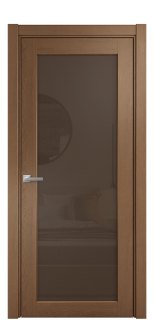 Дверь межкомнатная Strada 11 Цвет Дуб Темный Покрытие Шпон натуральный  Наличник L 75 Цена 53000