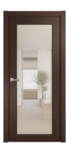 Дверь межкомнатная Strada 11 Цвет Каштановый Орех Покрытие Шпон натуральный  Наличник L 75 Цена 56550