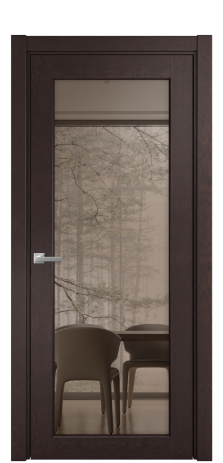 Дверь межкомнатная Strada 11 Цвет Мореный Дуб Покрытие Шпон натуральный  Наличник L 75 Цена 57500