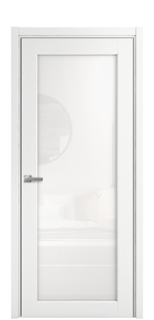 Дверь межкомнатная Strada 11 Цвет Ясень Белый Покрытие Шпон крашеный  Наличник L 50 Цена 49325