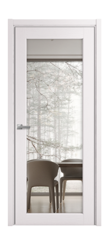 Дверь межкомнатная Strada 11 Цвет Ясень Крем Покрытие Шпон крашеный  Наличник L 50 Цена 51625