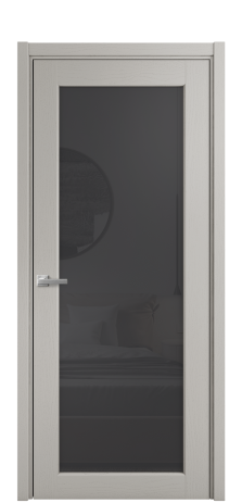 Дверь межкомнатная Strada 11 Цвет Ясень Серый Шелк Покрытие Шпон крашеный  Наличник L 50 Цена 49825