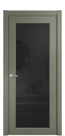 Дверь межкомнатная Strada 11 Цвет Зеленый Покрытие Эмаль  Наличник L 75 Цена 45340