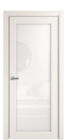Дверь межкомнатная Страда 11 Цвет Молочный Покрытие Эмаль  Наличник L 75 Цена 43925