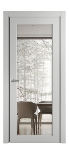 Дверь межкомнатная Страда 11 Цвет Телегрей Покрытие Эмаль  Наличник L 75 Цена 46225