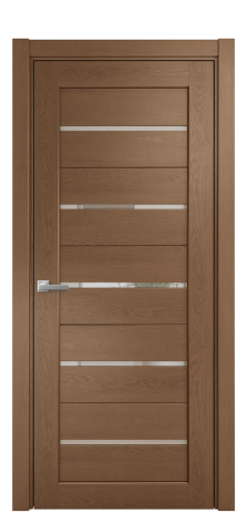 Дверь межкомнатная Strada 15 Цвет Дуб Темный Покрытие Шпон натуральный  Наличник L 75 Цена 50750