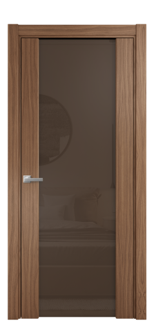 Дверь межкомнатная Vario 11 Цвет Американский Орех Покрытие Шпон натуральный  Наличник L 75 Цена 58100