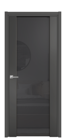Дверь межкомнатная Vario 11 Цвет Антрацит Покрытие Эмаль  Наличник L 50 Цена 50225